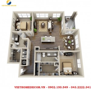 1112 mau-thiet-ke-3d-can-ho-hai-phong-ngu-hien-dai